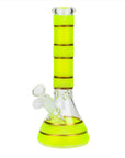 10" Yellow glass water bong_0
