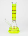 10" Yellow glass water bong_1