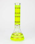 10" Yellow glass water bong_2
