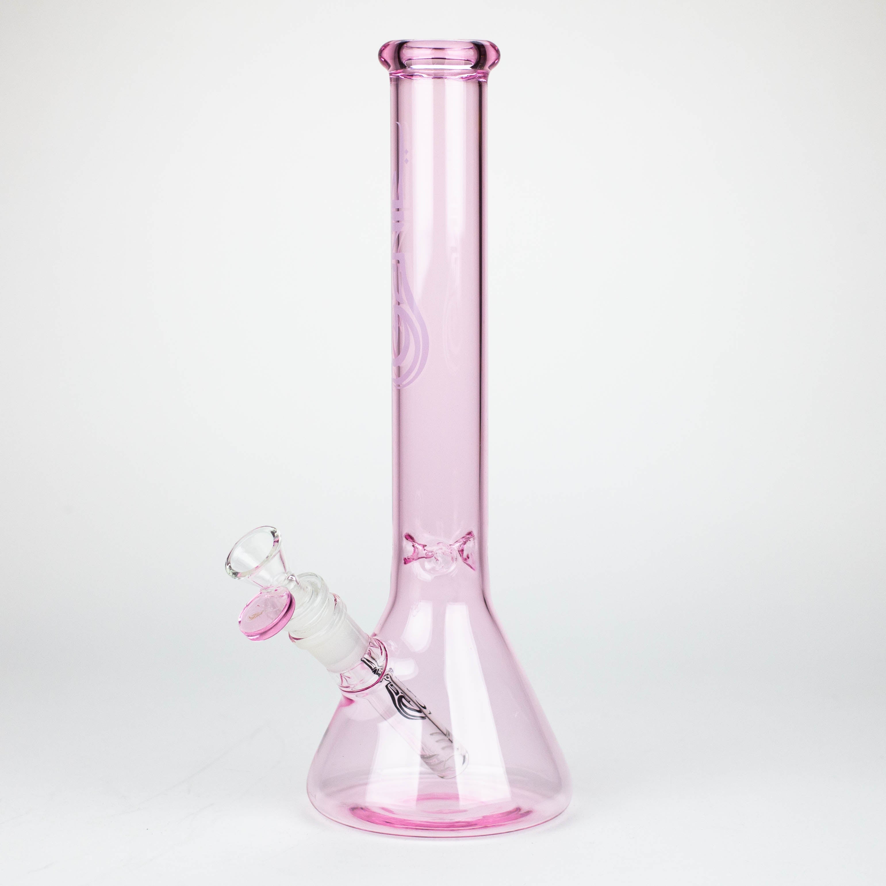 12" color tube glass water bong_5
