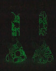 10" Glow In The Dark Flower Bong_2