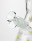 10" Glass Bong With Daisy Design_4