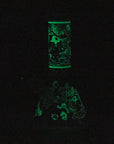 8" Glow In The Dark Glass Bong with RM Design_1