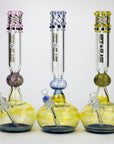 17 inch Dotted and Fumed Round Base Beaker Bong_0