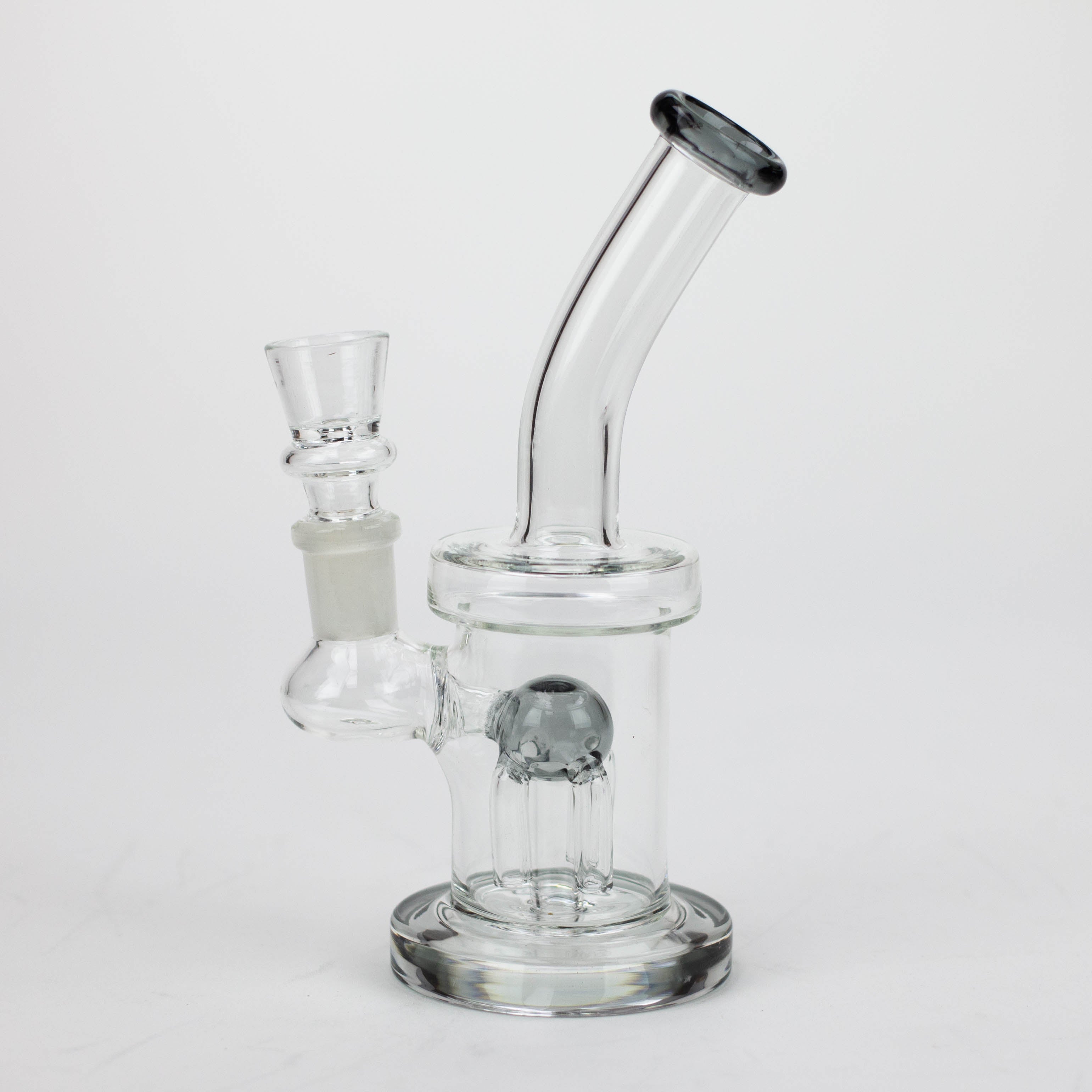 6.5&quot; assorted color glass bong with tree arm diffuser_2