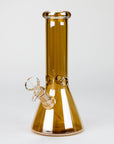 8" Solid Color Eletroplate Glass Beaker Bong_8