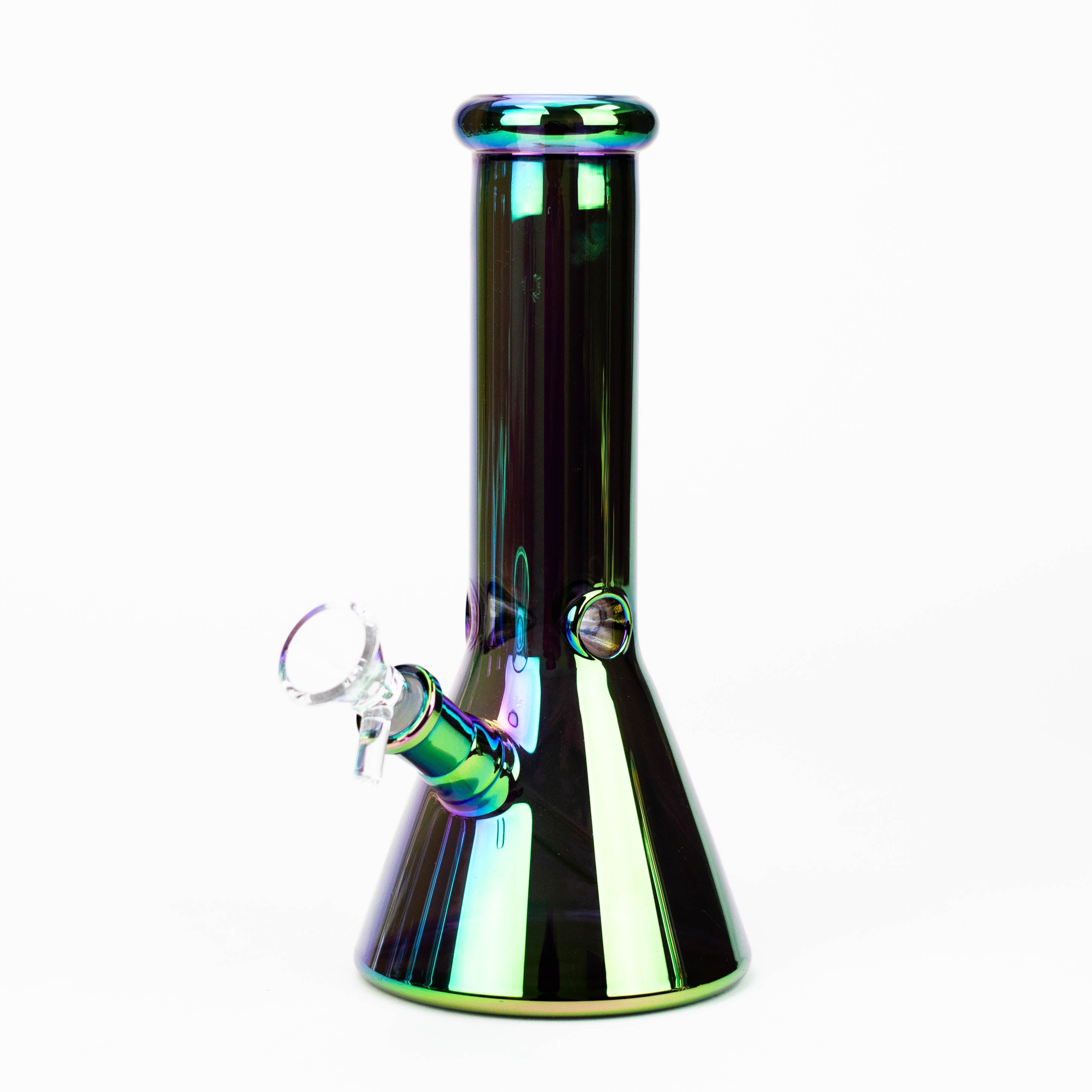 8&quot; Solid Color Eletroplate Glass Beaker Bong_11