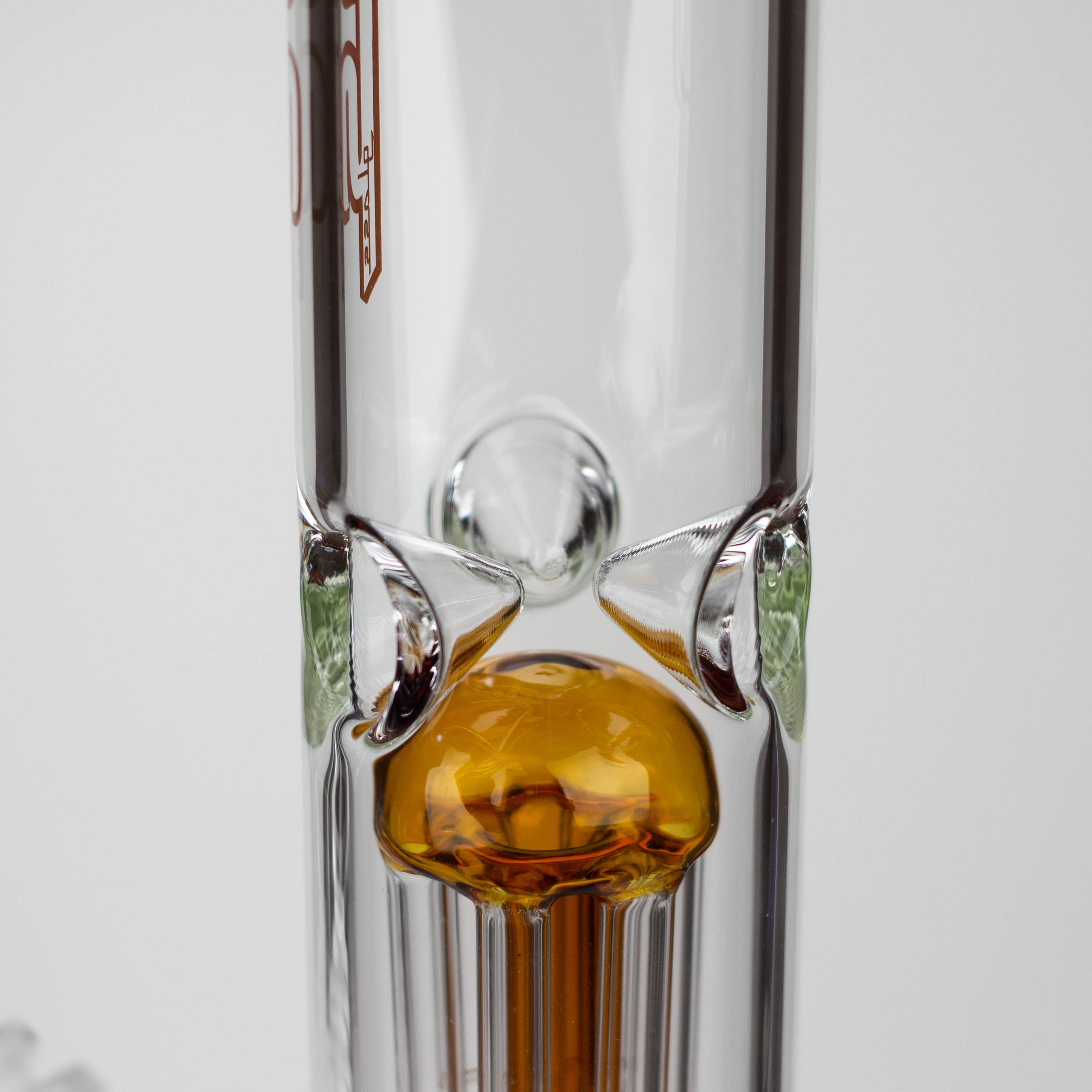 12" Tree Arm Perc Glass Beaker Bong_2