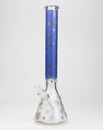 19.5" Gold leaf 9 mm glass water bong
