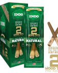 ENDO Organic Hemp Wrap Pre Rolled With Wood Tips