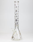 19.5" Gold leaf 9 mm glass water bong