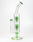16" Infyniti Triple tree arms percolator glass bong-Gr