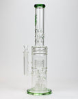 18" Water Bong Thriple Mini Showerhead Perc