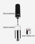 510 Cartridge Wax Atomizer Black - INHALCO