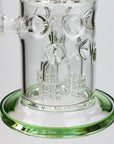 18" Water Bong Thriple Mini Showerhead Perc