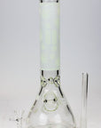 14" Infyniti Leaf Glow in the dark 7 mm glass bong