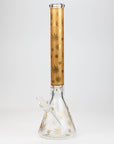 19.5" Gold leaf 9 mm glass water bong