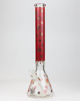 19.5" Gold leaf 9 mm glass water bong