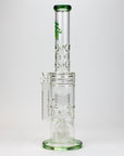 18" Water Bong Thriple Mini Showerhead Perc