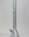24" Snowflake Glow In The Dark Bong - INHALCO