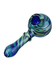 Stratus Glass HandPipe "Oil In Water" With BIS
