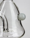 6" 2-in-1 fixed 3 hole diffuser bell bubbler_7
