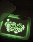 Sticky Icky Glow LED Tray with Smellproof Lid