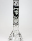 12" Gorilla glass water bong-Glow in the dark ( GBT21001 )_9