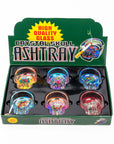 Skull shape glass ashtray Box of 6_6