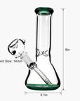 Glass Mini Beaker Bong - INHALCO