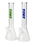 TOKE - 12" Beaker glass water bong