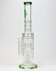 18" Water Bong Thriple Mini Showerhead Perc