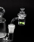 Quartz Banger with Spinner Carb Cap and Terp Pearls - INHALCO