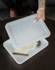 Sticky Icky Glow LED Tray with Smellproof Lid