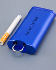 One Hitter Dugout With Magnetic Rotating Lid Blue- INHALCO