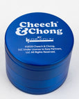 Cheech and Chong 4 Parts Metal Grinder blue up in somke