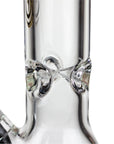 12" Classic beaker glass water bong - inhalco