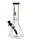 12" Classic beaker glass water bong - inhalco
