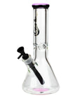 12" Classic beaker glass water bong - inhalco