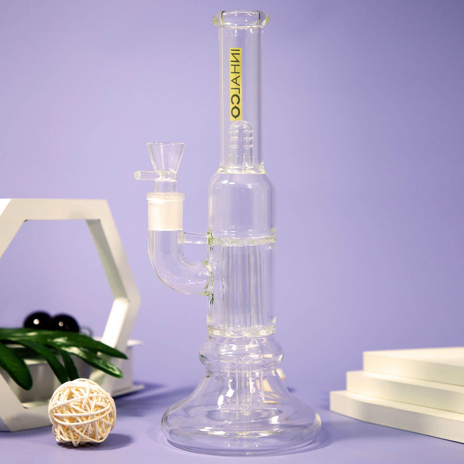 8 Dome Percolator Beaker Water Pipe – INHALCO