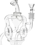 8.75" Twin Arm Super Slit Donut Wormhole Recycler Rig