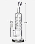 Faberge Water Pipe With Flower Of Life Perc - INHALCO