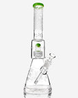Frosted Sacred Geometry Beaker Bong Matrix Perc - INHALCO