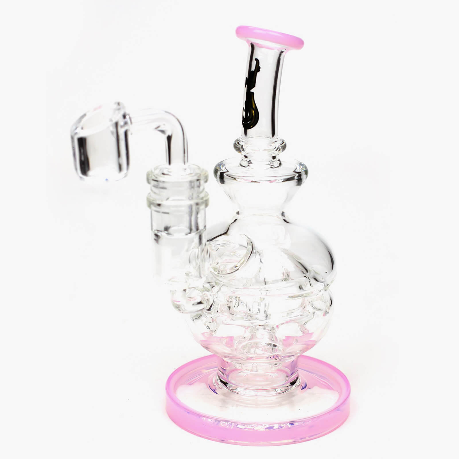 6&quot; Genie Glass Recycle Rig Showerhead Diffuser