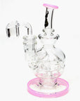 6" Genie Glass Recycle Rig Showerhead Diffuser