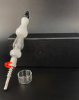 Glass Dab Straw Kit Bulbous Mouthpiece - INHALCO
