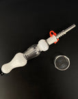 Glass Dab Straw Kit Bulbous Mouthpiece - INHALCO