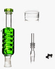 Glycerin Spiral Glass Dab Straw