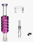 Glycerin Spiral Glass Dab Straw