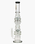 21" H2O Dual Percolator Glass Water Bong